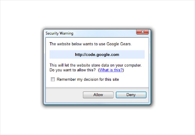 Google Gears &#8211; Maybe all Rich Internet Applications needed was Local Storage and an Offline Mode
