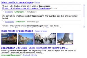 Google Shows Real Time Updates