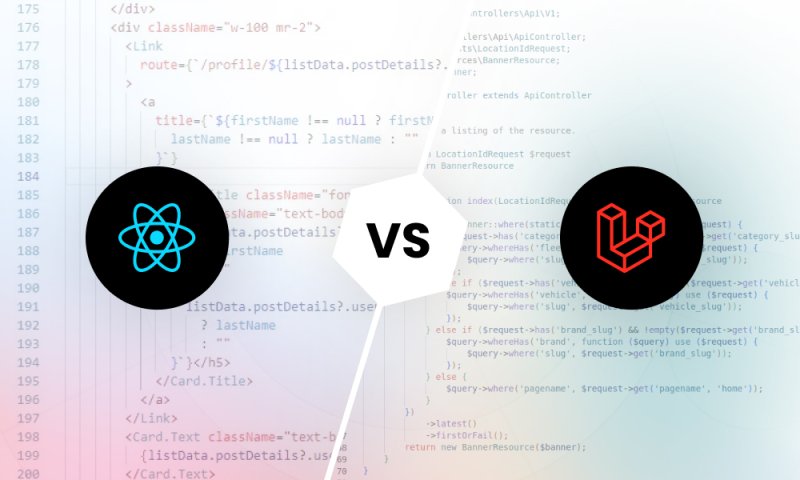 Laravel vs React: A Comprehensive Guide to Make the Precise Choice