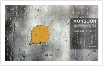 Refreshing Wallpaper for month of August 2012