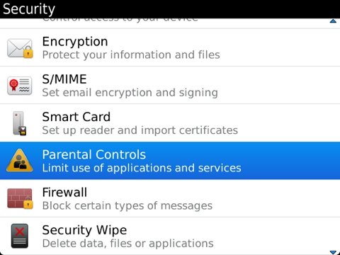 Smart Parental Control on BlackBerry &#8211; Restrict or Limit Access for Children
