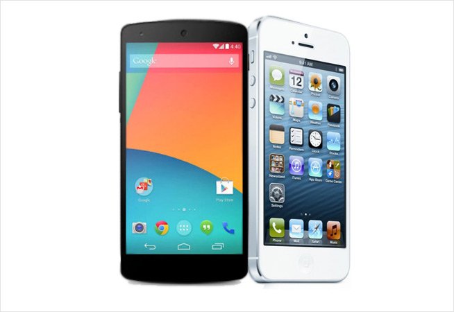 The Battle of the Smartphones: iPhone 5s Vs Google Nexus 5