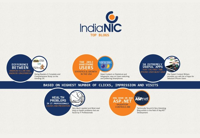 The Top IndiaNIC Blogs in 2012