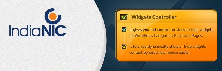 Widgets Controller – A WordPress Plugin by IndiaNIC Reaches 20000 Downloads